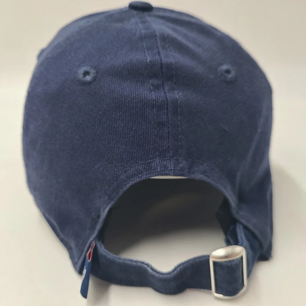 Youth New England Patriots Hat Strapback New Era 9Twenty Blue Red NFL Football